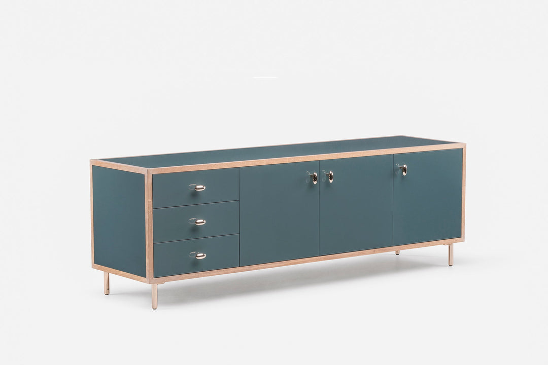 WHITE OILED OAK & BAY GLOSS HDF