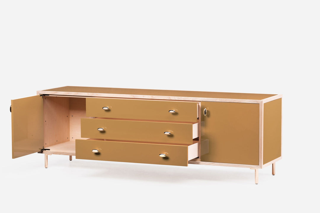 WHITE OILED ASH & OCHRE GLOSS HDF