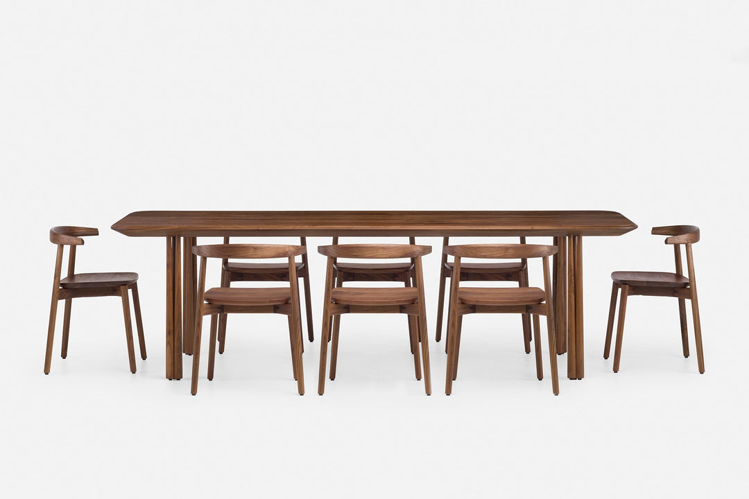 DANISH OILED WALNUT (MODEL: L + ANDO CHAIR)