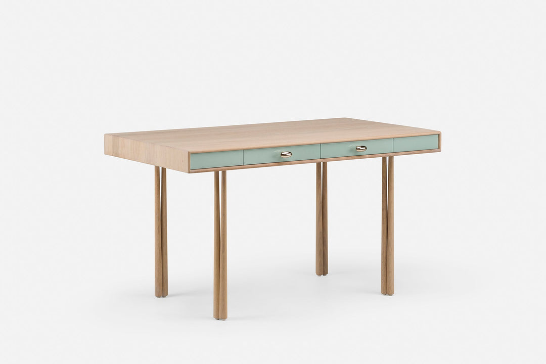 WHITE OILED OAK & LAGOON GLOSS HDF