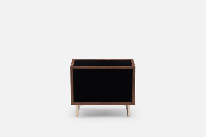 DANISH OILED WALNUT & BLACK GLOSS HDF