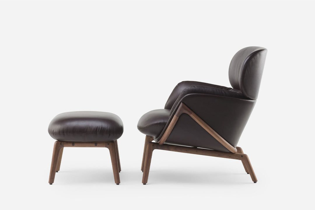 DANISH OILED WALNUT & ELMORUSTICAL 93287 (WITH ELYSIA LOUNGE CHAIR)