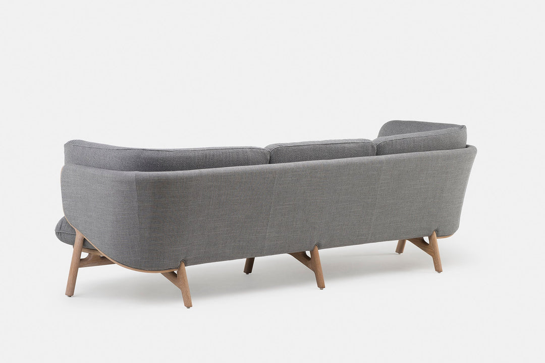 WHITE OILED OAK & SUNNIVA 2 242 (SHELL) & PILOT 132 (CUSHIONS). (MODEL: L)