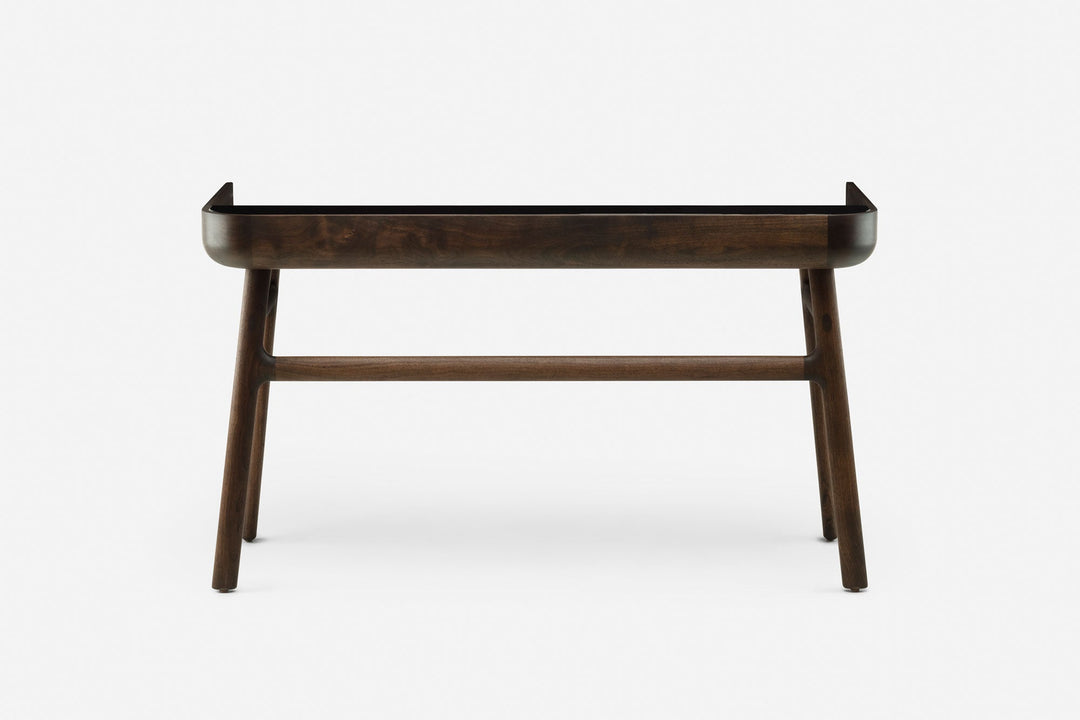 BLACK OILED WALNUT & BLACK GLOSS HDF