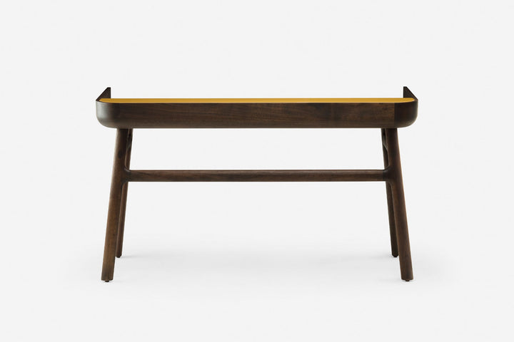 BLACK OILED WALNUT & OCHRE GLOSS HDF