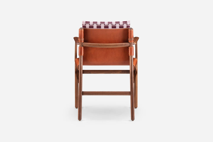 DANISH OILED WALNUT & DARK TAN LEATHER & ZADE 660