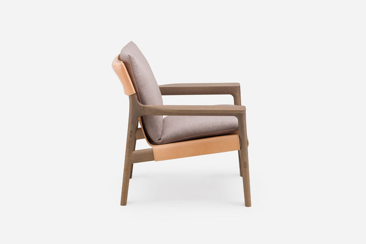 OXIDISED OAK & NATURAL LEATHER & BASE 004