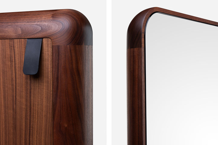 DANISH OILED WALNUT & DUSTY ROSE GLOSS LACQUER 