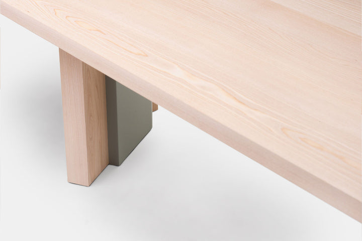 WHITE OILED ASH & FJORD PAINTED HDF (MODEL: L)