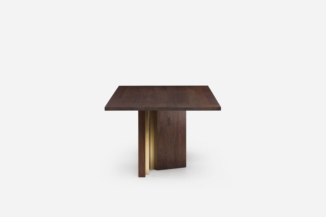 BLACK OILED WALNUT & BRUSHED BRASS