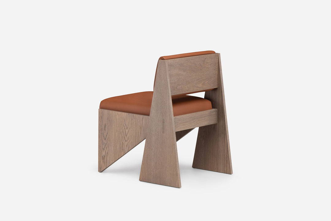 OXIDISED OAK & BROWN NATURAL GRAIN LEATHER