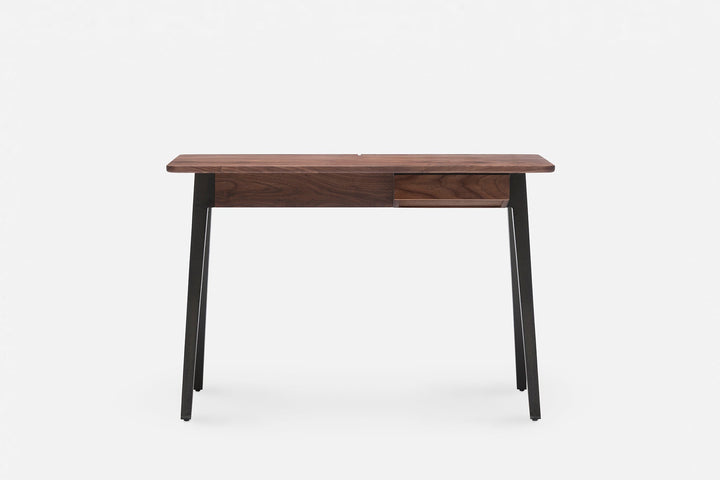 DANISH OILED WALNUT & CAST IRON