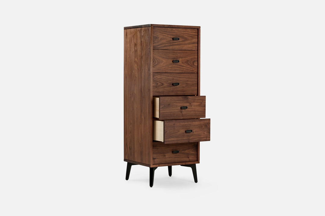 DANISH OILED WALNUT & CAST IRON