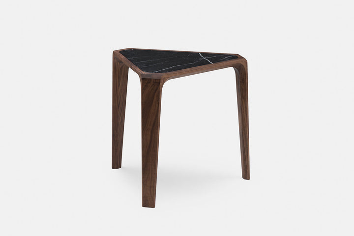 DANISH OILED WALNUT & BLACK MARQUINA MARBLE