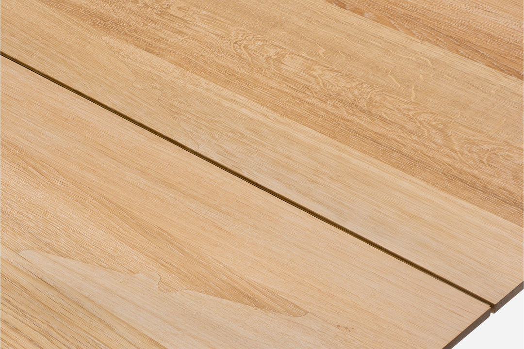 WHITE OILED OAK & BRASS (MODEL: J)