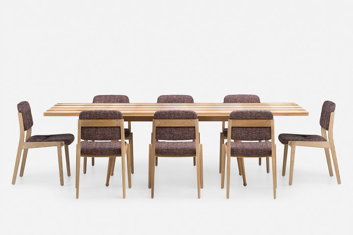 WHITE OILED OAK & ASH (MODEL: L + CAPO CHAIR IN WHITE OILED OAK AND SONAR 3 684)