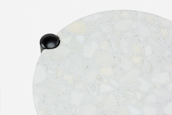 BLACK PAINTED ASH & BRANCO TERRAZZO (MODEL: SM)