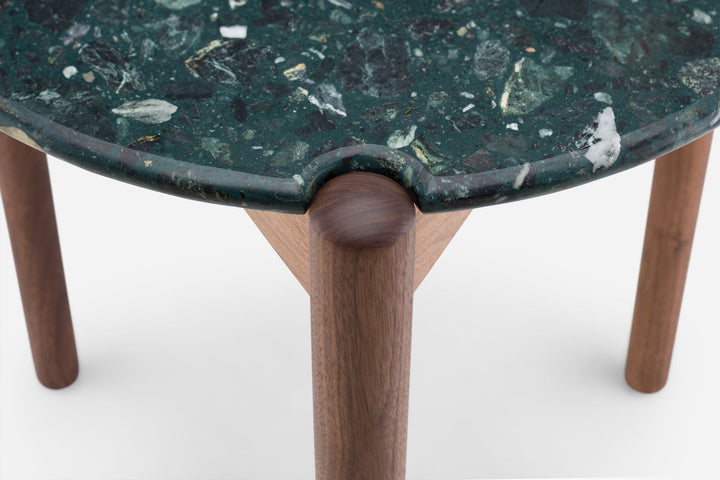 DANISH OILED WALNUT & VERDE TERRAZZO (MODEL: LM)