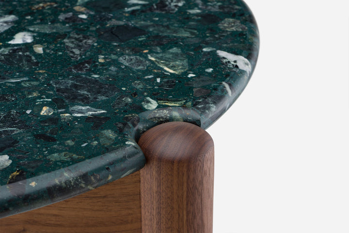 DANISH OILED WALNUT & VERDE TERRAZZO (MODEL: LM)