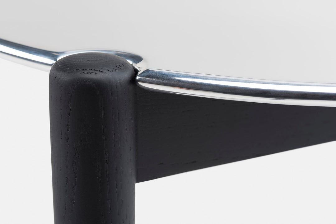 BLACK STAINED ASH & ALUMINIUM