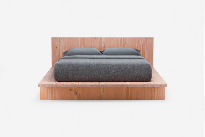 WHITE OILED DOUGLAS FIR (MODEL: S + EU KING MATTRESS)