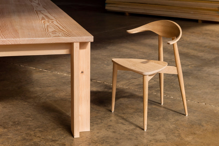 WHITE OILED DOUGLAS FIR (MODEL: J + MANTA CHAIR)
