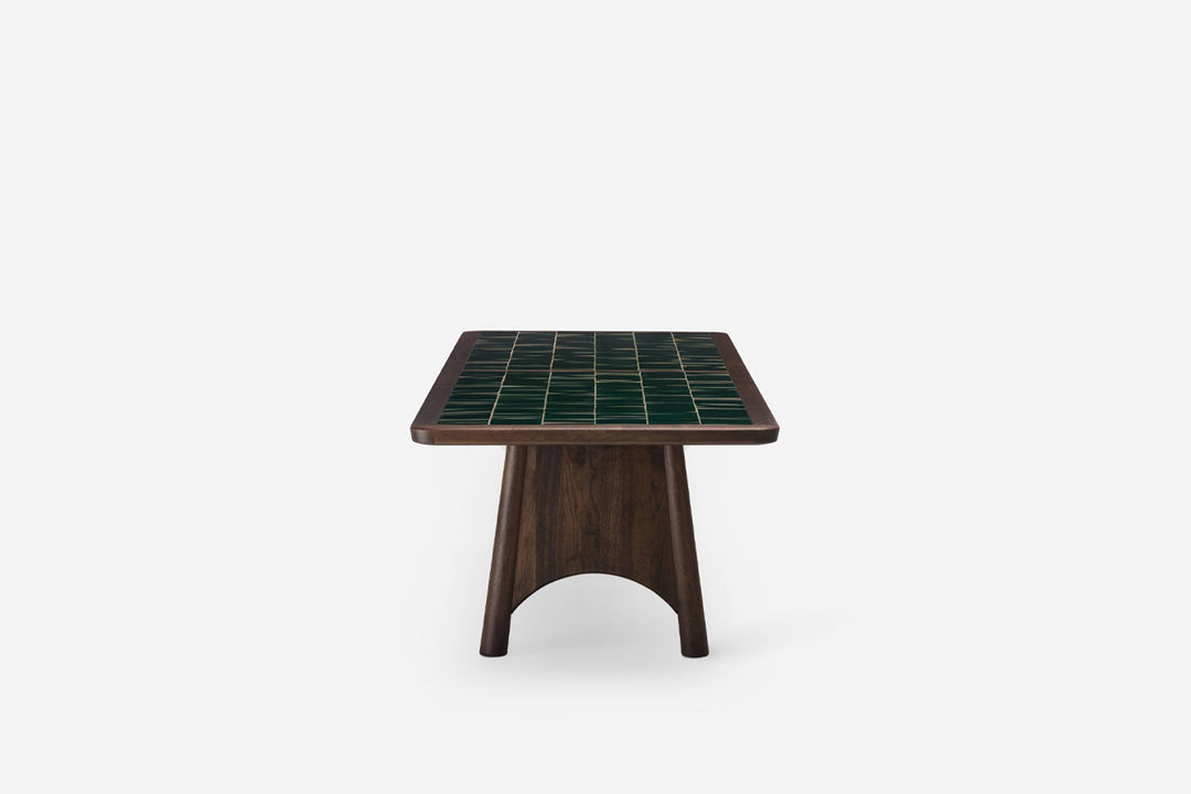 BLACK OILED WALNUT & GREEN TILE (MODEL: L)