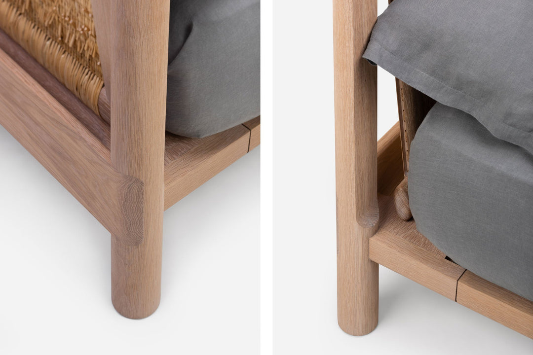 WHITE OILED OAK & JUNCO