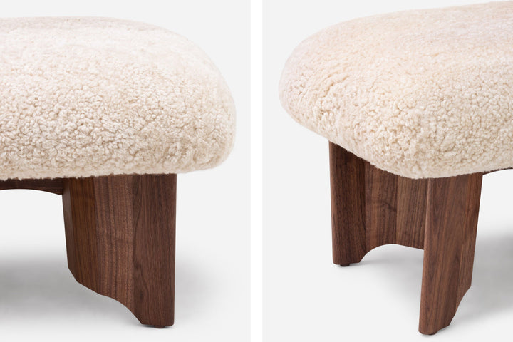 DANISH OILED WALNUT & MOHAWI SHEEPSKIN