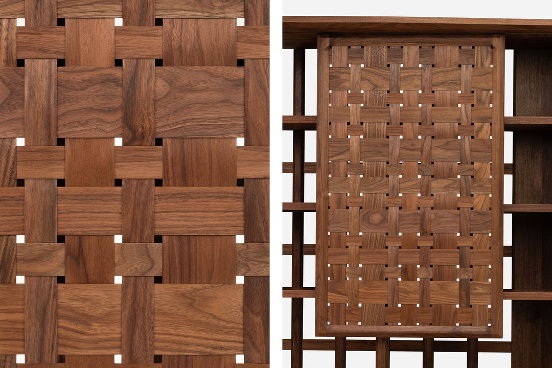 DANISH OILED WALNUT & GREY CERAMIC (MODEL: LF)