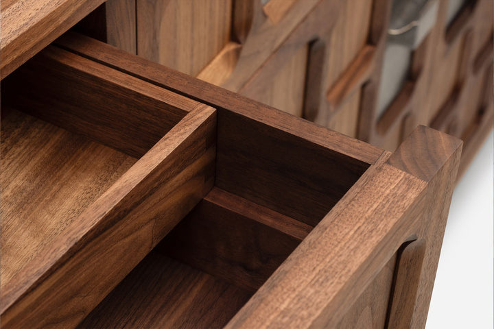 DANISH OILED WALNUT & GREY CERAMIC (MODEL: LF)