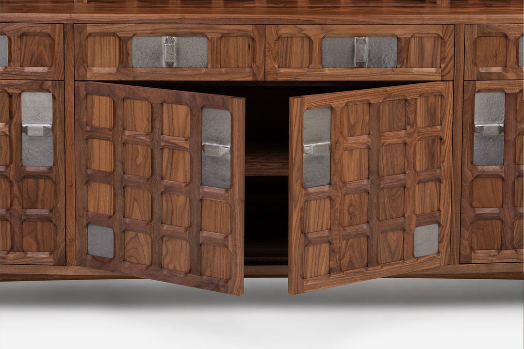 DANISH OILED WALNUT & GREY CERAMIC (MODEL: LF)