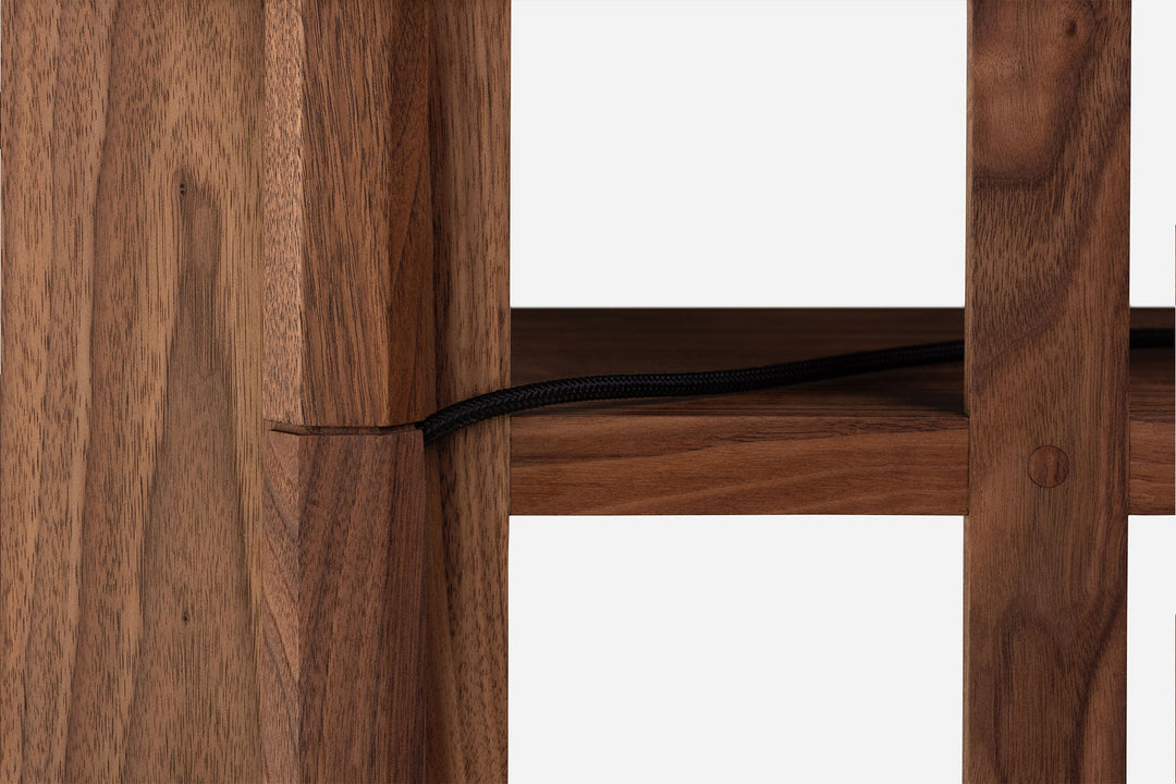 DANISH OILED WALNUT & GREY CERAMIC (MODEL: LF)
