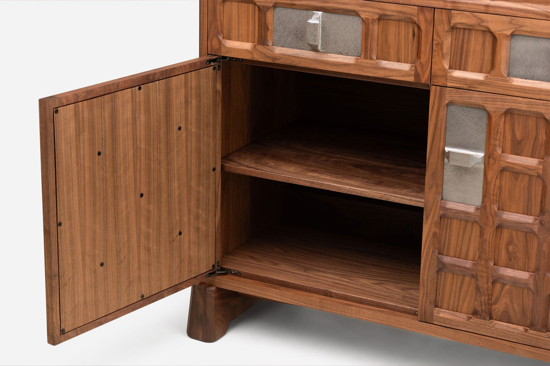 DANISH OILED WALNUT & GREY CERAMIC (MODEL: LSF)