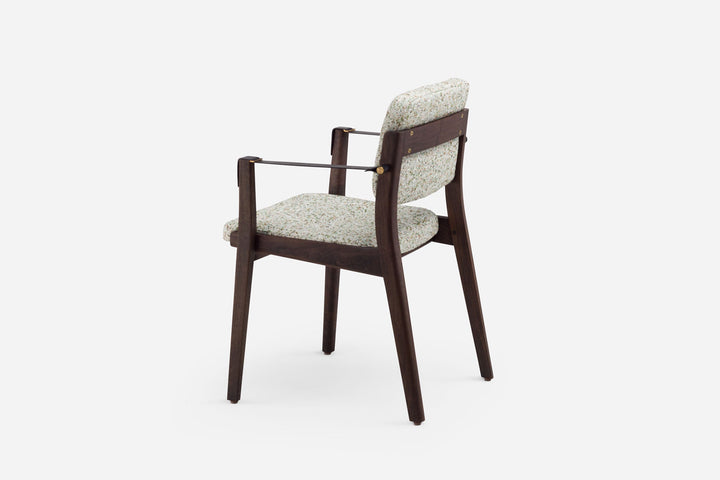 BLACK OILED WALNUT & ATOM 124 & BLACK LEATHER STRAPS