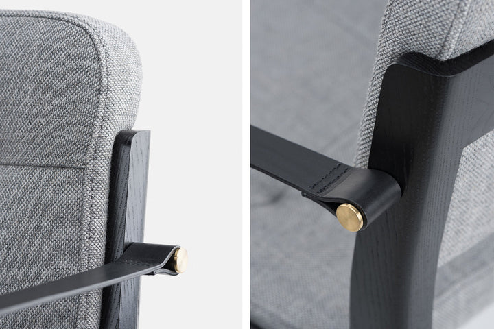 BLACK PAINTED ASH & SUNNIVA 2 242 & BLACK LEATHER STRAPS