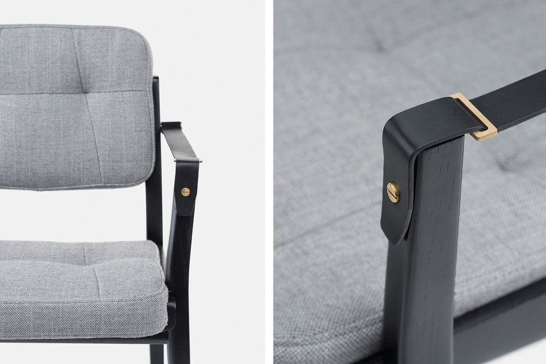 BLACK PAINTED ASH & SUNNIVA 2 242 & BLACK LEATHER STRAPS