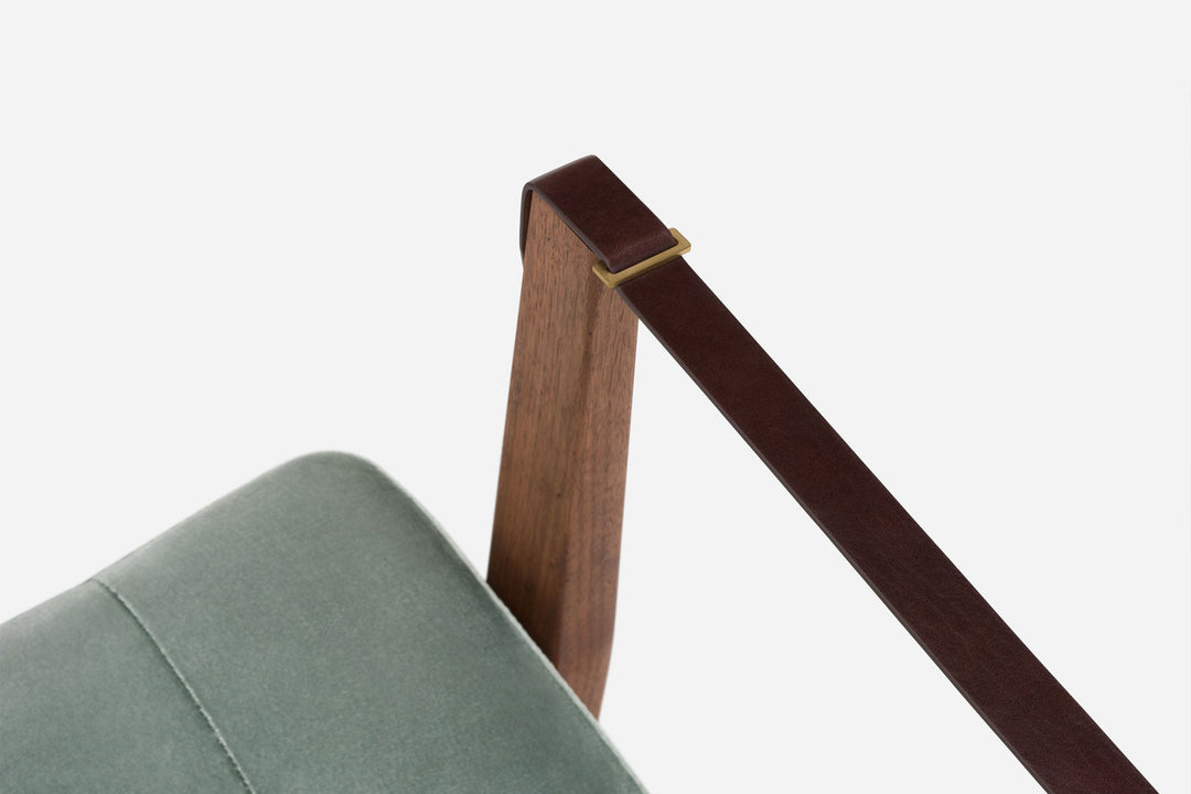 DANISH OILED WALNUT & AVALON 2 035 & BROWN LEATHER STRAPS