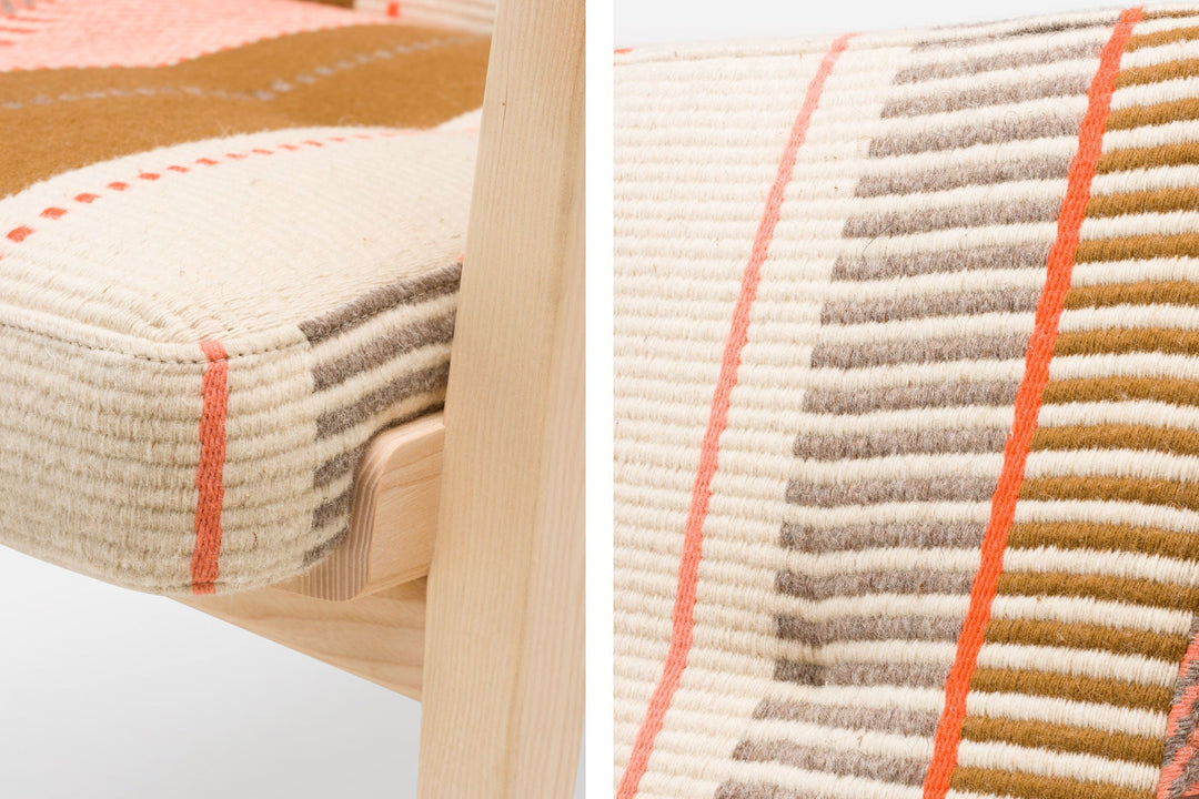 WHITE OILED ASH & MANTA ESPINHADA & BROWN LEATHER STRAPS