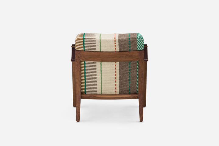 DANISH OILED WALNUT & MANTA ESPINHADA VERDE & BROWN LEATHER STRAPS