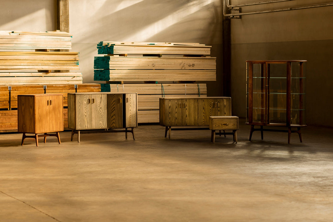 DANISH OILED WALNUT (+ SOLO 4-DOOR CABINETS, SOLO TALL VITRINE AND SOLO BEDSIDE CHEST)