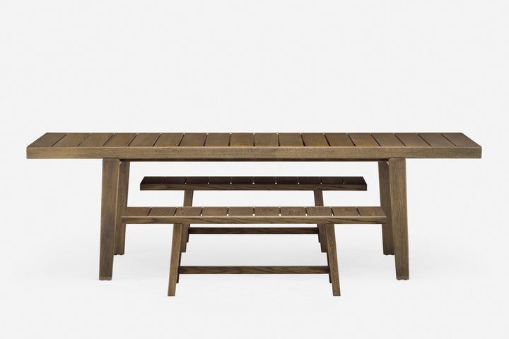 BLACK OILED EUROPEAN OAK (+ 98.6°F OUTDOOR BENCH)