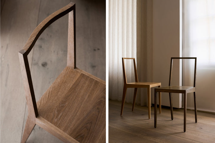 WHITE OILED OAK + BLACK OILED OAK