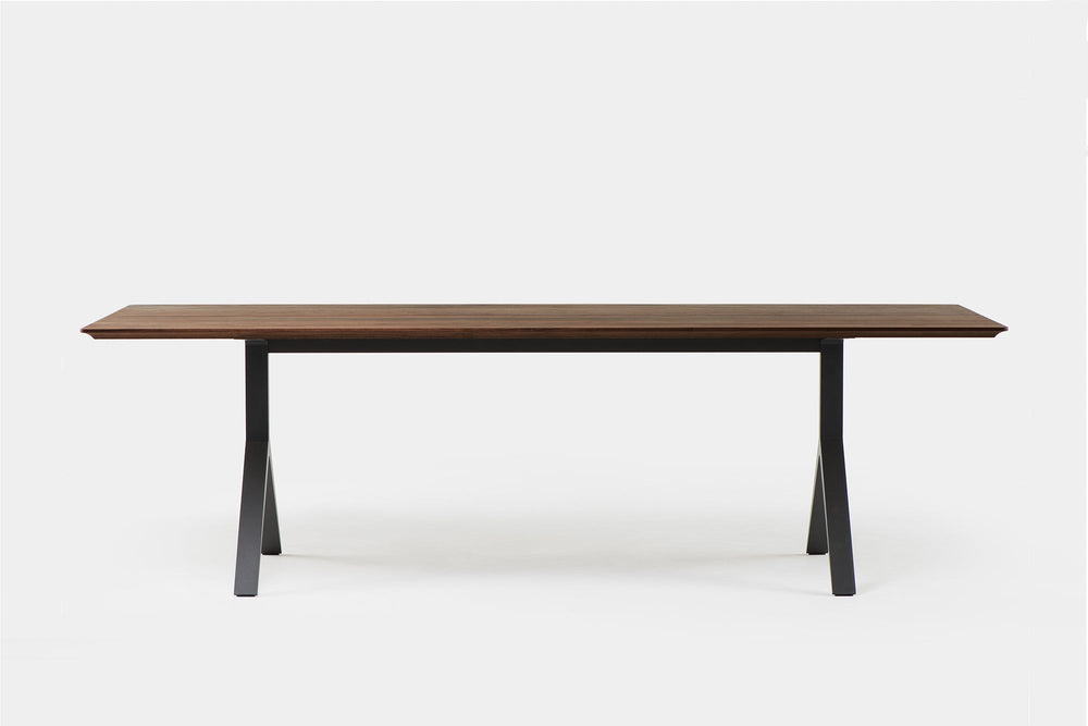 DANISH OILED WALNUT & BLACK ANODISED ALUMINIUM