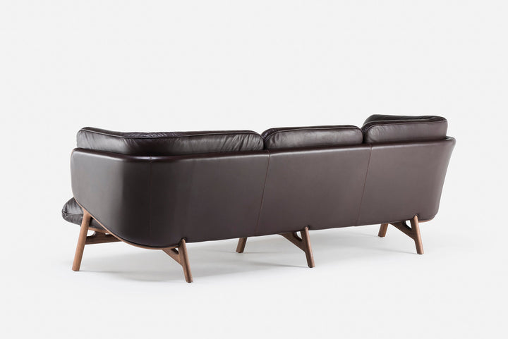 DANISH OILED WALNUT & ELMOTIQUE LEATHER (MODEL: L)