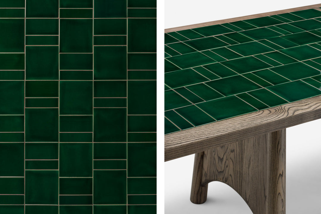 BLACK OILED ASH & GREEN TILE (MODEL: M)